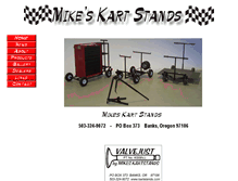 Tablet Screenshot of kartstands.com
